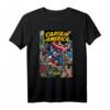 Marvel Captain America Avengers Comic Cover Graphic T-Shirt - Officially Licensed Marvel Fanartikel