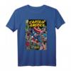 Marvel Captain America Avengers Comic Cover Graphic T-Shirt - Officially Licensed Marvel Fanartikel