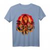 HapKitten Lion King T-Shirt - Scar, Simba, Nala & Hyenas Sunset | Offiziell lizenziertes Disney Fan-Shirt
