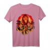 HapKitten Lion King T-Shirt - Scar, Simba, Nala & Hyenas Sunset | Offiziell lizenziertes Disney Fan-Shirt