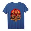 HapKitten Lion King T-Shirt - Scar, Simba, Nala & Hyenas Sunset | Offiziell lizenziertes Disney Fan-Shirt