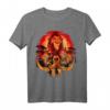 HapKitten Lion King T-Shirt - Scar, Simba, Nala & Hyenas Sunset | Offiziell lizenziertes Disney Fan-Shirt