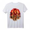 HapKitten Lion King T-Shirt - Scar, Simba, Nala & Hyenas Sunset | Offiziell lizenziertes Disney Fan-Shirt