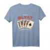 Das Blyat wendet sich! Russisches Poker T-Shirt mit Humor – Geschenkidee für Russlandfans, Männer mit russischen Wurzeln, Vatertag & Weihnachten
