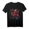 Marvel Deadpool Ugly Weihnachten Sweater Style T-Shirt - Offiziell lizenzierte Marvel Kleidung für Weihnachten
