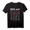 Formel 1 2023 Kalender für Rennwagen-Fans - Motorsport T-Shirt für Formel 1 Enthusiasten & Rennstreckenliebhaber