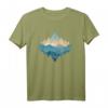 Outdoor Wald Bäume Natur Tiere Berge Landschaft T-Shirt - Vintage Design für Wanderer, Naturschützer & Bushcrafter