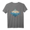 Outdoor Wald Bäume Natur Tiere Berge Landschaft T-Shirt - Vintage Design für Wanderer, Naturschützer & Bushcrafter