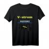 V-Strom T-Shirt - Klassisch geschnitten, doppelt genähter Saum für Motorsport- und Motorradfans