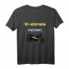 V-Strom T-Shirt - Klassisch geschnitten, doppelt genähter Saum für Motorsport- und Motorradfans
