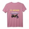 V-Strom T-Shirt - Klassisch geschnitten, doppelt genähter Saum für Motorsport- und Motorradfans