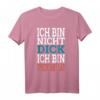 Ich bin nicht Dick ich bin Specktakulär Mollig Dick T-Shirt - Lustiges Geschenk für kräftige Menschen mit Humor
