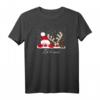 Cooles Weihnachtsmotiv 'Let it snow, Rentier Santa Schnee' T-Shirt – Perfekt als Geschenk für Familien, Freunde und Kinder zu Weihnachten