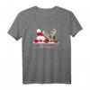 Cooles Weihnachtsmotiv 'Let it snow, Rentier Santa Schnee' T-Shirt – Perfekt als Geschenk für Familien, Freunde und Kinder zu Weihnachten