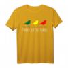 Three Little Birds | Reggae Musik T-Shirt mit Rastafari-Design & Jamaika Flagge – Perfekt für Reggae Fans & Vögel-Liebhaber