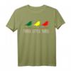 Three Little Birds | Reggae Musik T-Shirt mit Rastafari-Design & Jamaika Flagge – Perfekt für Reggae Fans & Vögel-Liebhaber