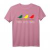 Three Little Birds | Reggae Musik T-Shirt mit Rastafari-Design & Jamaika Flagge – Perfekt für Reggae Fans & Vögel-Liebhaber