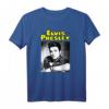 Elvis Presley Offizielles Lizenz T-Shirt - Klassisch geschnitten, doppelt genähter Saum, für Fans der Musiklegende