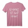 Schwarz Ist Bunt Genug - Lustiges Spruch T-Shirt für Metal, Emo, Punks & Gothic Fans – Perfektes Geschenk für Humorvolle und Dunkle Mode Liebhaber