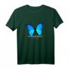 HapKitten T-Shirt mit Blauem Schmetterling - Oversized Fit, Perfekt für den besonderen Tag