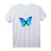 HapKitten T-Shirt mit Blauem Schmetterling - Oversized Fit, Perfekt für den besonderen Tag