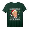 Make Christmas Great Again Lustiges Trump Ugly Christmas T-Shirt – Witziges Xmas Design mit Santa, Rentier & Schneeflocken für Amerikaner
