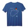 Nürburgring Nordschleife T-Shirt – Klassisch geschnitten, doppelt genähter Saum, ideal für Motorsportfans