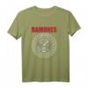 HapKitten Rock Band Langarmshirt mit rotem Siegeldesign – Vintage Musik Merchandise für Herren, Damen und Kinder