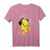 Kids Tweety Kopfhörer T-Shirt - Lustiges HapKitten Geschenk für Fans von Looney Tunes, Bugs Bunny & Co., perfekt für Kinder & Erwachsene