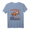 Schlafshirt mit Spruch »Positiv auf Müde getestet« – Lustiges Faultier Schlafshirt für Kinder und Erwachsene, ideal als Nachthemd, Pyjama oder Schlafanzug