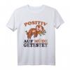 Schlafshirt mit Spruch »Positiv auf Müde getestet« – Lustiges Faultier Schlafshirt für Kinder und Erwachsene, ideal als Nachthemd, Pyjama oder Schlafanzug