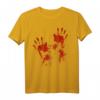 Blutiges Hände & Blutspritzer Halloween T-Shirt – Perfektes Zombie- oder Vampirkostüm für Partys