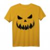 Halloween Kürbis Shirt Fasching Kostüm Orange Schwarz – Klassisch geschnittenes T-Shirt für Halloween und Fasching