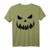 Halloween Kürbis Shirt Fasching Kostüm Orange Schwarz – Klassisch geschnittenes T-Shirt für Halloween und Fasching