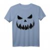 Halloween Kürbis Shirt Fasching Kostüm Orange Schwarz – Klassisch geschnittenes T-Shirt für Halloween und Fasching