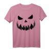 Halloween Kürbis Shirt Fasching Kostüm Orange Schwarz – Klassisch geschnittenes T-Shirt für Halloween und Fasching
