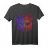 Transformers Decepticon Autobot Distressed Split Logo T-Shirt - Offizielles Vintage & Retro Merchandise für Fans