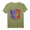 Transformers Decepticon Autobot Distressed Split Logo T-Shirt - Offizielles Vintage & Retro Merchandise für Fans
