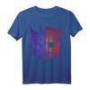 Transformers Decepticon Autobot Distressed Split Logo T-Shirt - Offizielles Vintage & Retro Merchandise für Fans