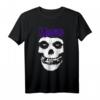 Misfits – Skull Purple Logo T-Shirt - Offizielles Merchandise für Fans, stylisches Punk-Rock T-Shirt für Männer, Frauen & Kinder