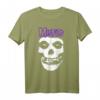 Misfits – Skull Purple Logo T-Shirt - Offizielles Merchandise für Fans, stylisches Punk-Rock T-Shirt für Männer, Frauen & Kinder