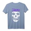 Misfits – Skull Purple Logo T-Shirt - Offizielles Merchandise für Fans, stylisches Punk-Rock T-Shirt für Männer, Frauen & Kinder