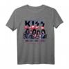 Kiss End Of The Road Tour Chrom T-Shirt - Offizielles Band-Merchandise für Fans