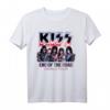 Kiss End Of The Road Tour Chrom T-Shirt - Offizielles Band-Merchandise für Fans