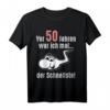 Lustiges 50. Geburtstag T-Shirt & Deko für Mann & Frau – Geschenkidee und Partydekoration für 50 Jahre Feier