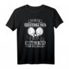 Tischtennis Papa T-Shirt - Lustiges Geschenk für Vater, Trainer & Opa mit coolem Motiv