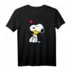 HapKitten T-Shirt mit Valentine Snoopy & Woodstock - Lots of Love Lizenzprodukt für Fans & Geburtstagsfeier