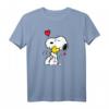HapKitten T-Shirt mit Valentine Snoopy & Woodstock - Lots of Love Lizenzprodukt für Fans & Geburtstagsfeier