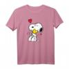 HapKitten T-Shirt mit Valentine Snoopy & Woodstock - Lots of Love Lizenzprodukt für Fans & Geburtstagsfeier