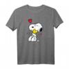 HapKitten T-Shirt mit Valentine Snoopy & Woodstock - Lots of Love Lizenzprodukt für Fans & Geburtstagsfeier
